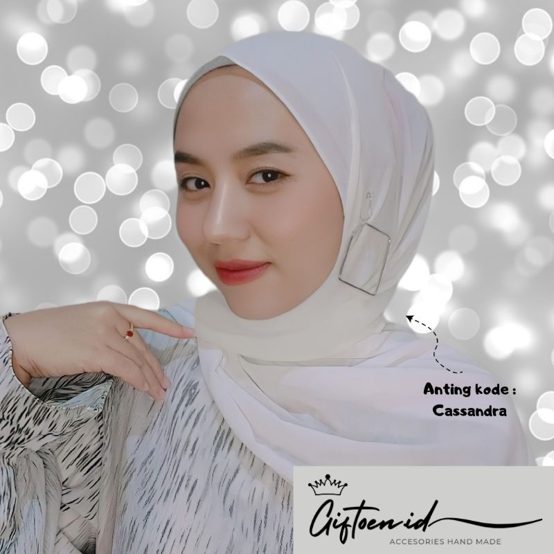 Anting Hijab Peniti / Anting Tusuk Hijab kode Cassandra