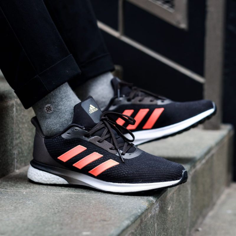 SEPATU ADIDAS ASTRARUN BOOST BLACK ORANGE