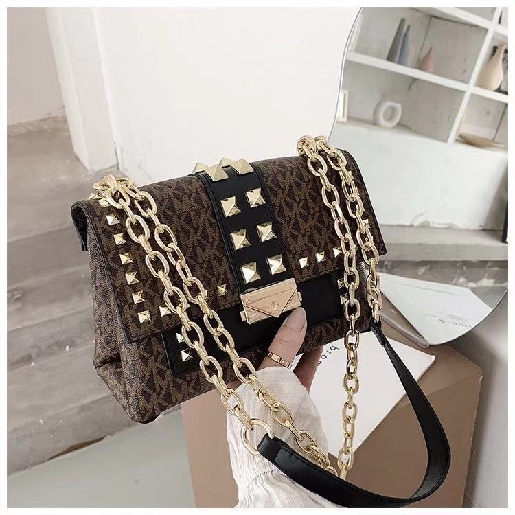 M*chael Kors Studed Logo Bag 2056 (FreeBubbleWrap)