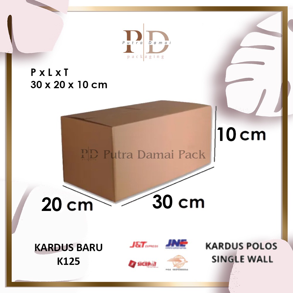 

KARDUS / BOX BARU CUSTOM UNTUK PARCEL DLL. UKURAN 30 x 20 x 10