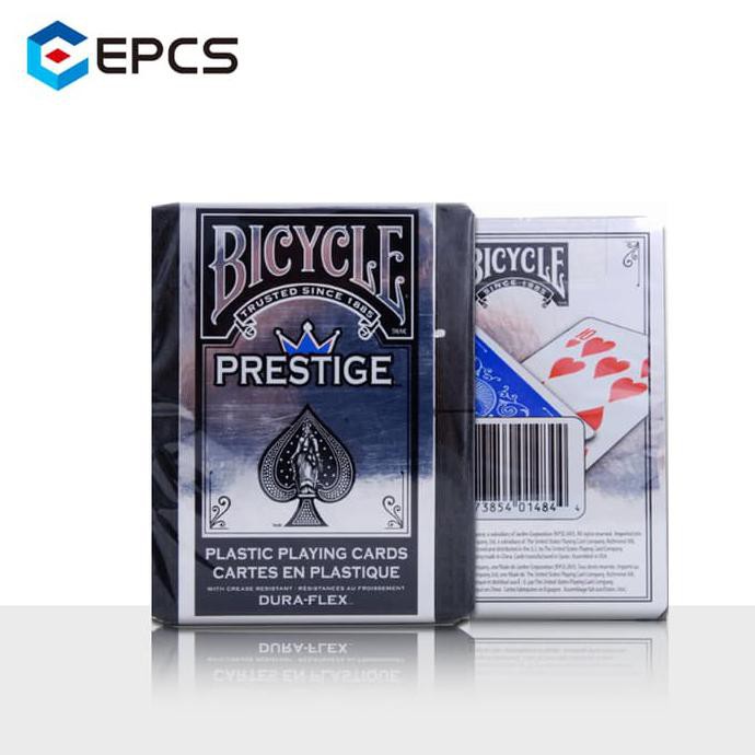 Promo  barang bagus  Bicycle Prestige Playing Card Import America Limited 1885 Blue Back