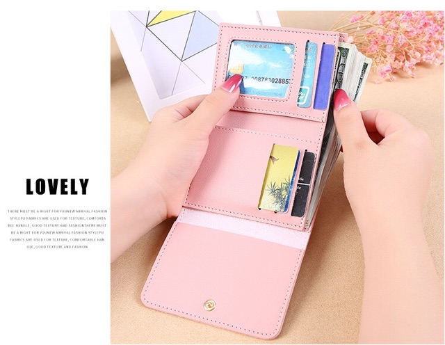 (27AN.ID) COD Dompet wanita A30 Dompet Retro Paragraf Pendek Polos Dompet Wanita Import Real Pic C11-2