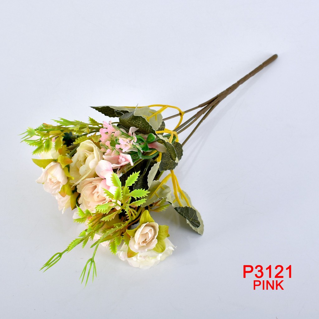 HMPU / COD 1 KG BISA 37 PCS BUNGA DEKORASI / BUNGA ARTIFISIAL(1 BUKET 5 KUNTUM BUNGA)P3121-7