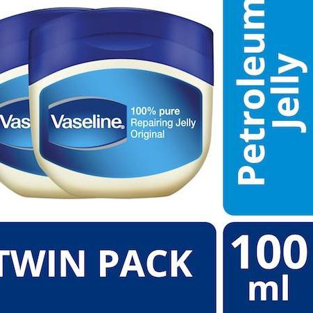 [KODE 755] Vaseline Petroleum Jelly Original 100 ml Twin Pack TERBARU
