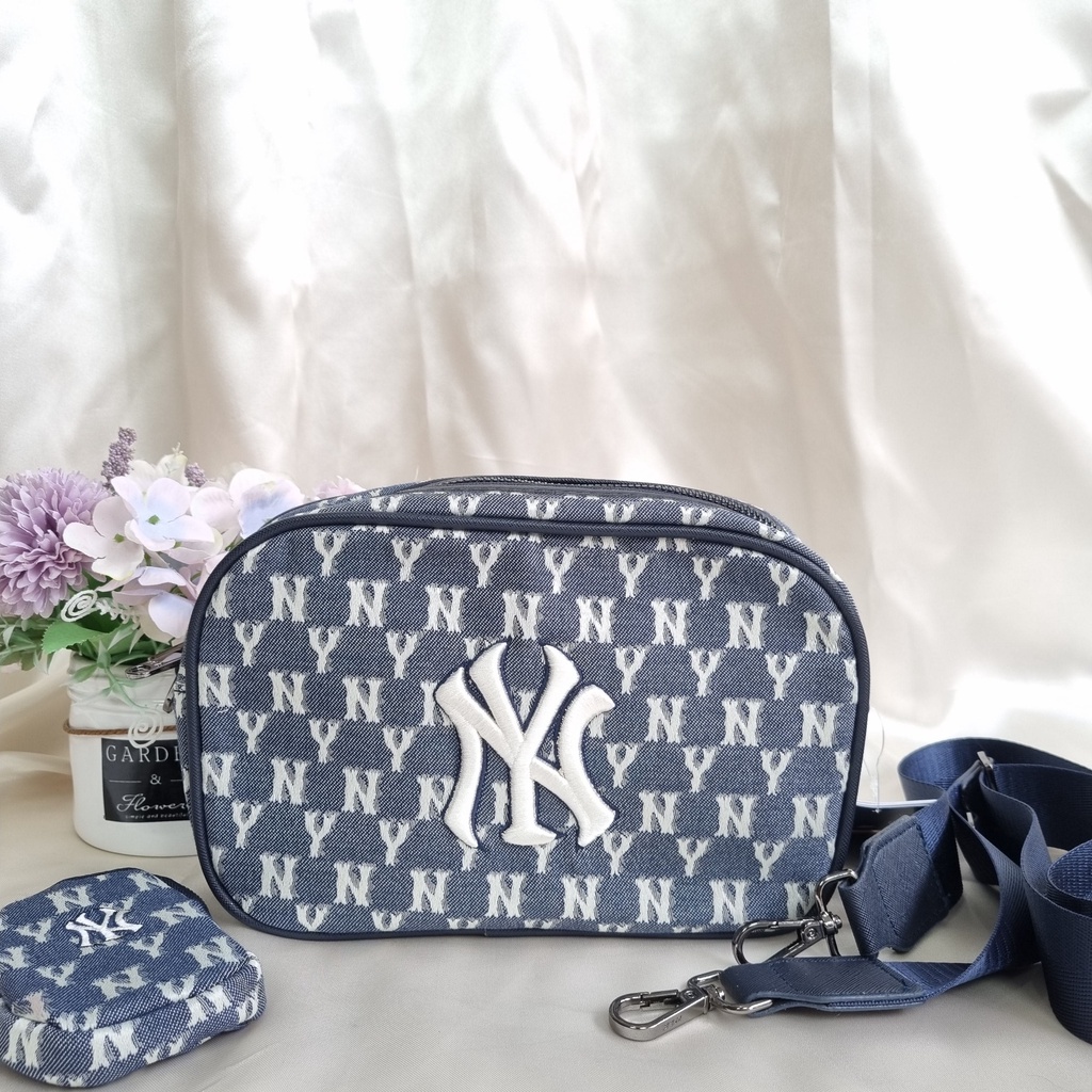 TAS MLB SLING BAG JACQUARD MONOGRAM CROSS BAG - MLB005