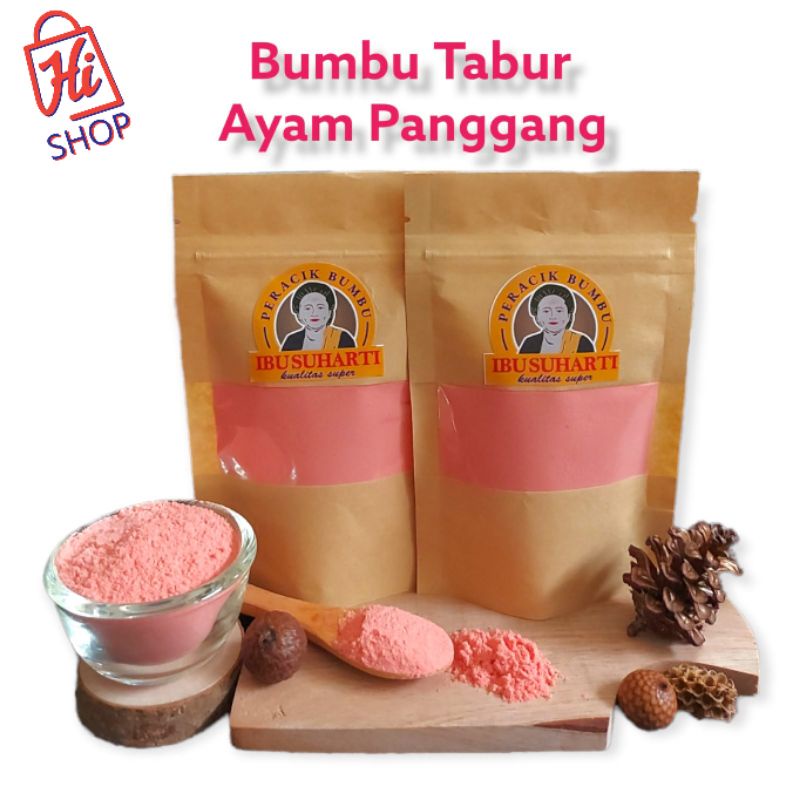 

Ibu Suharti - Bumbu Tabur Ayam Panggang Bubuk Tabur Ayam Panggang Bumbu Keripik Kentang Snack Kualitas Premium