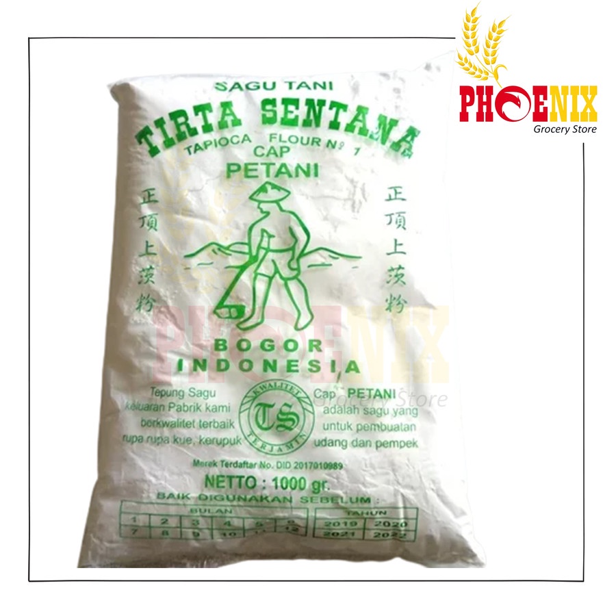 

Tepung sagu cap petani tirta sentana 1 KG