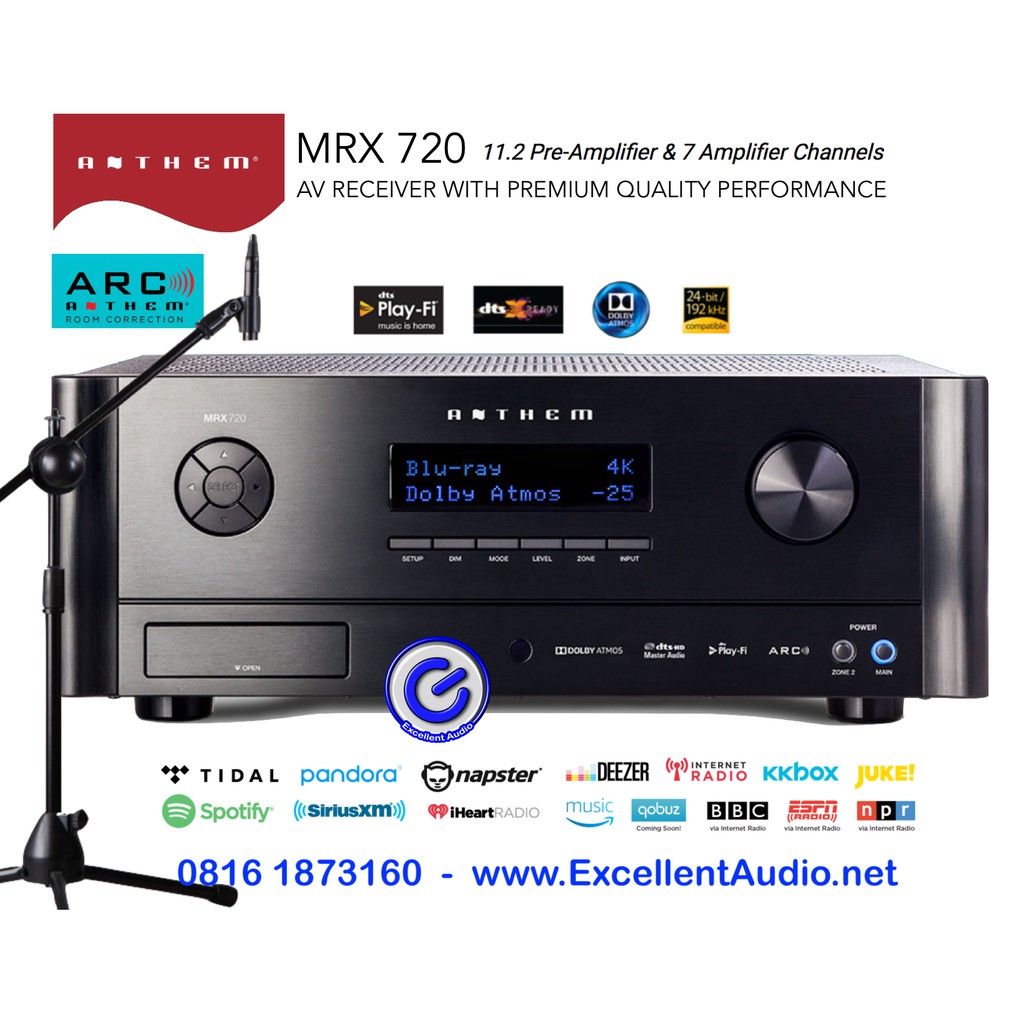 Anthem Mrx720 Mrx 720 Dolby Atmos Av Receiver Amplifier Shopee Indonesia