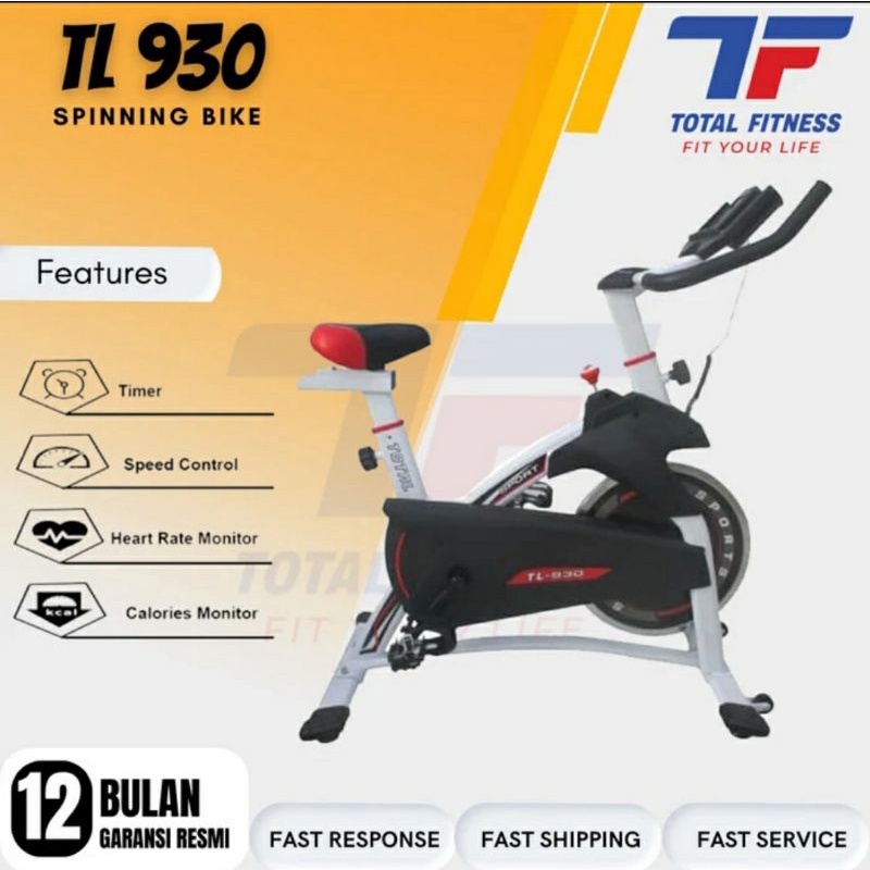 Spinning TL-930 Alat Fitness Spinning Bike