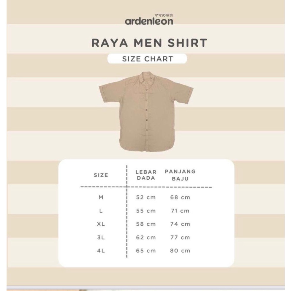 Ardenleon RAYA MEN SHIRT / Arden Leon Baju KEMEJA KOKO