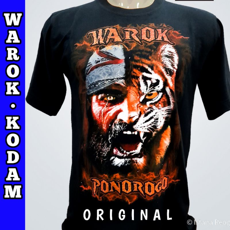 KAOS WAROK KODAM / KAOS WAROK / KAOS REOG / KAOS REYOG / KAOS BUJANGGANONG / BARONGAN ANAK / JIEGEX