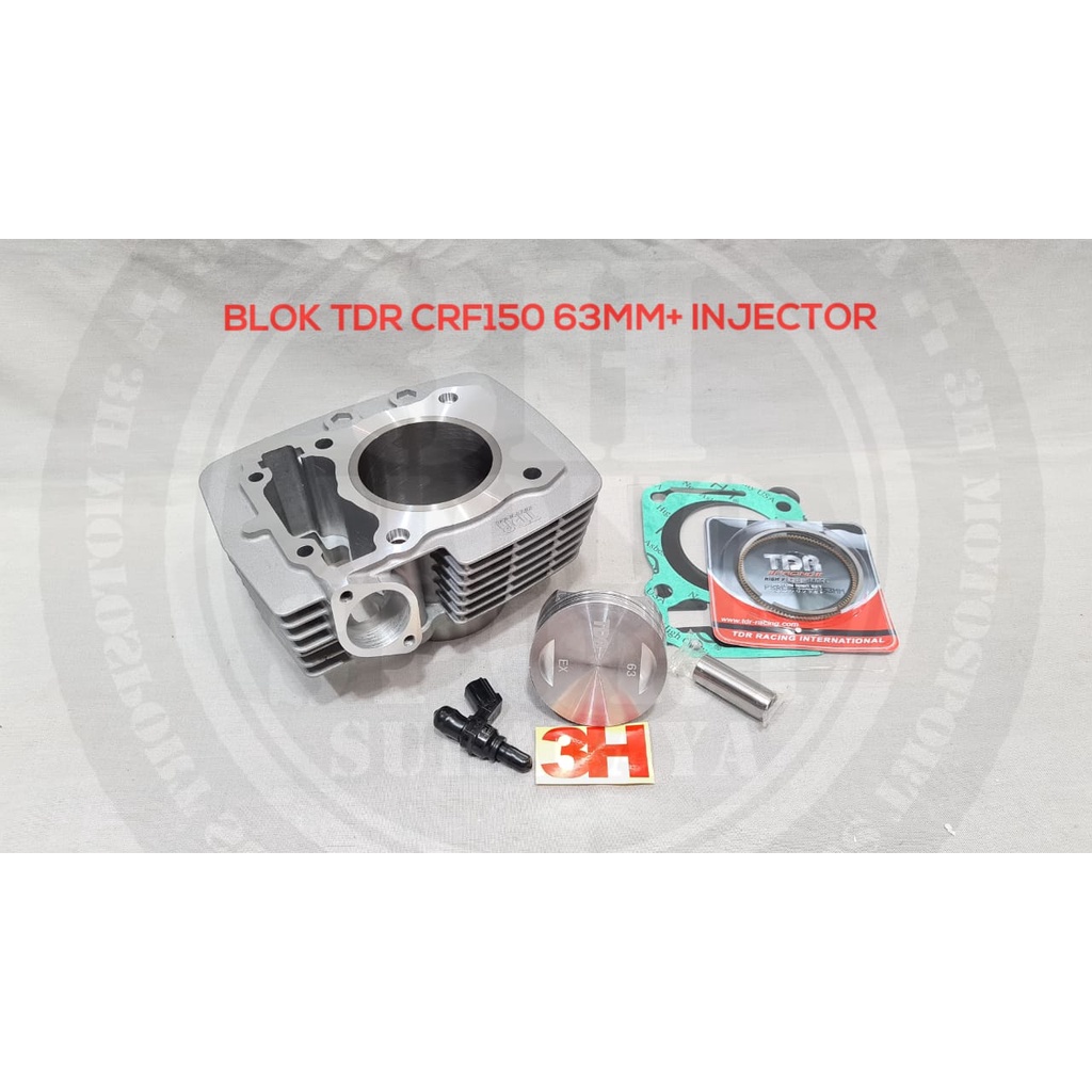 BLOK TDR CRF150 63MM +INJECTOR 140CC