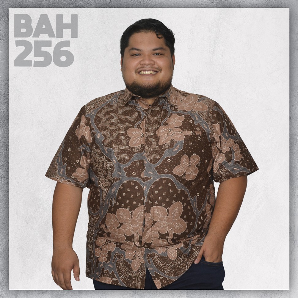 KEMEJA BATIK  PRIA  COWOK UKURAN  BESAR JUMBO BIG SIZE XXXXXL 