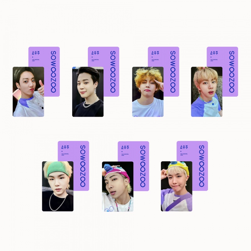 7pcs Kartu Lomo Foto Kpop BTS Album SOWOOZOO