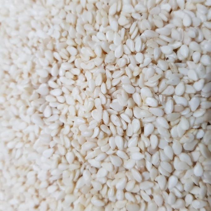 

BIJI WIJEN PUTIH / WHITE SESAME SEEDS MENTAH 1 KG repack / GROSIR
