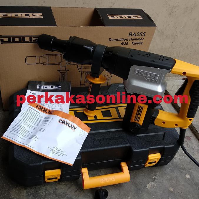 Demolition Hammer Drill Bor Bobok 5kg BA255 Doliz (makita/bosch/dewalt