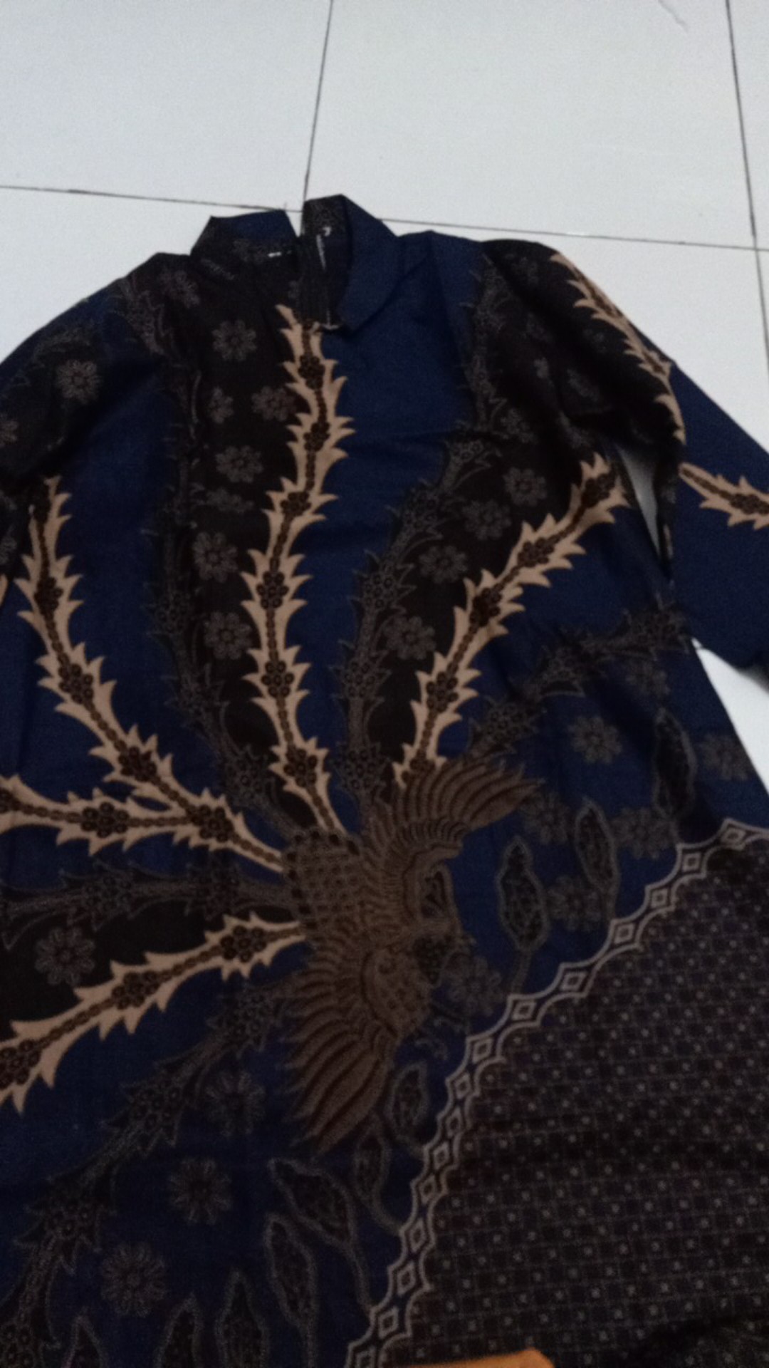 Maura Couple - Sania Ruffle Batik Couple Ori Ndoro Jowi Dnt Garansi