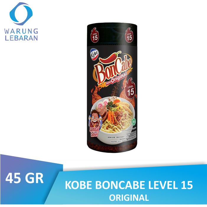 

BONCABE Sambal Tabur Kobe | Level 15 Original BOTOL Bon Cabe