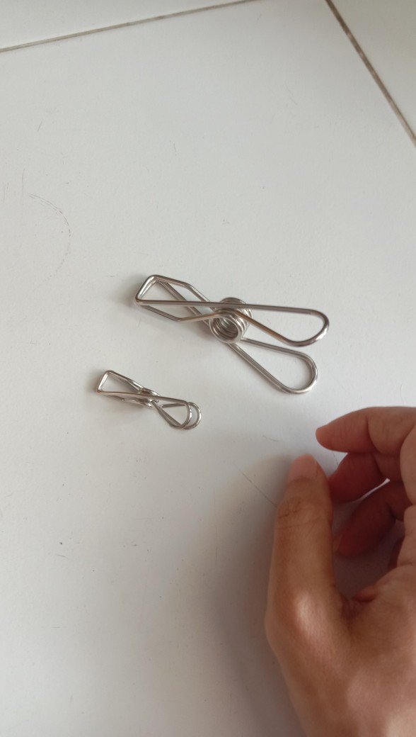 Jepitan Jemuran Baju Stainless 20pc Anti Karat Satu Set