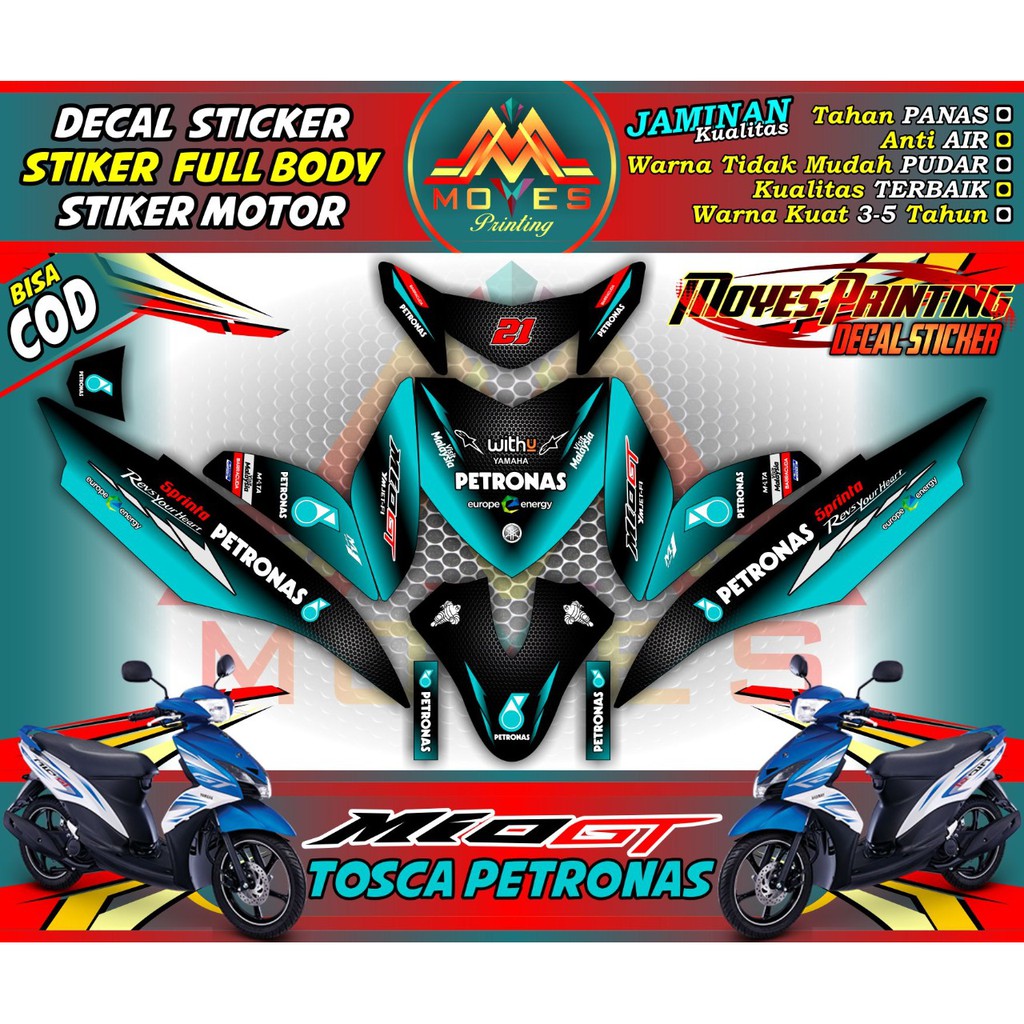 decal mio gt decal mio gt decal motor mio gt full body decal motor mio gt motif petronas - spec C