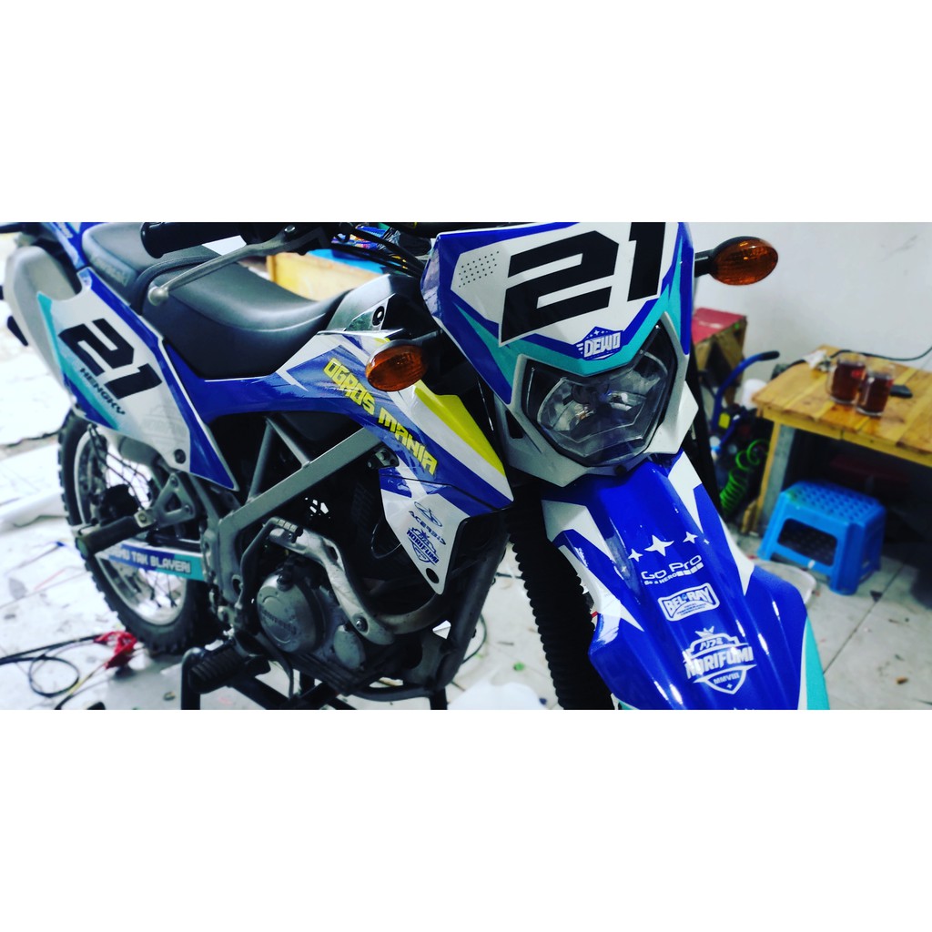 decal klx bf keren decal klx bf simpel decal klx bf gold decal klx supermoto