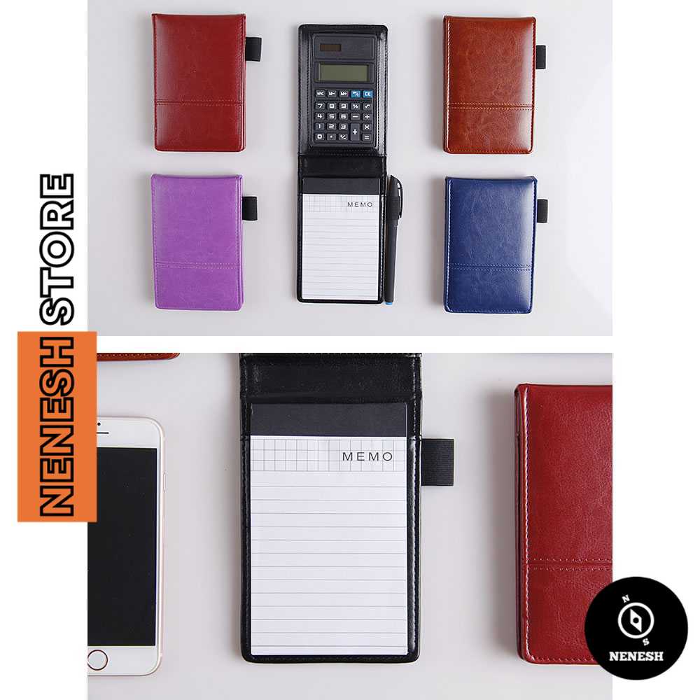 

Buku Catatan Binder Note Cover Kulit with Kalkulator - Y8302