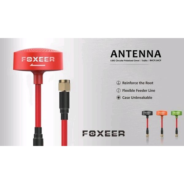 Foxeer 5.8G 3dBi TX RX RHCP Omni FPV Short Antenna SMA RP SMA for FPV