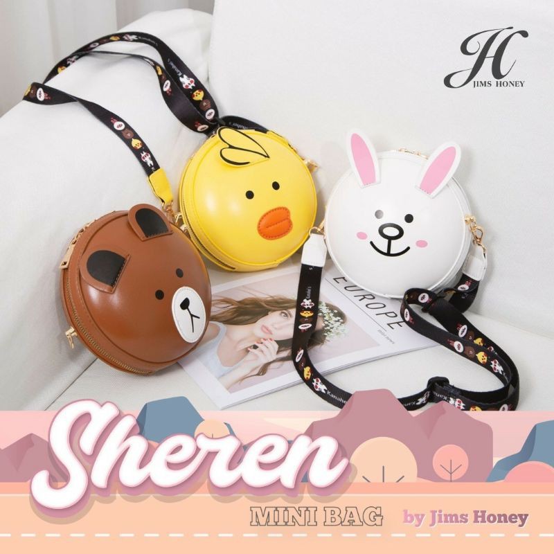 JH SHEREN BAG Tas Selempang Wanita Impor ORI BY JIM'S HONEY