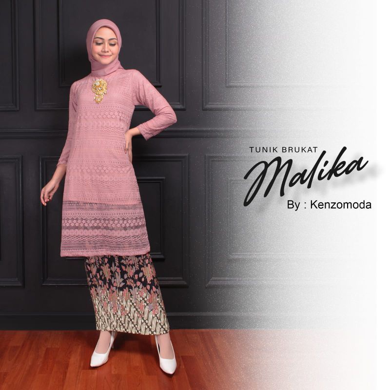 Realpit setelan kebaya kurung melayu//tuniik kurung brukat//tunik brukat terbaru//kebaya wisuda//kebaya pesta modern