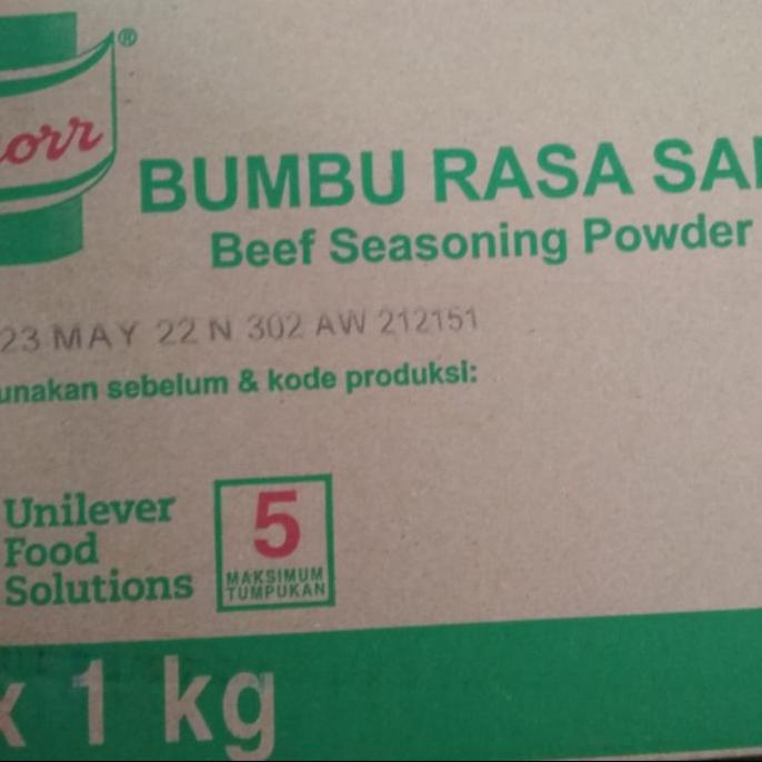 

Yang Dicari] Knoor Knorr Beef Seasoning Powder Sapi 1 Kg 1Kg 1000 Gr Gram G 1000Gr