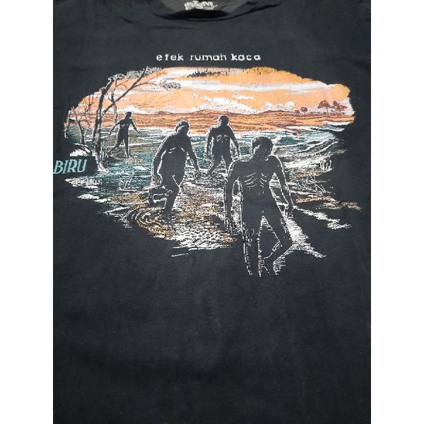 kaos efek rumah kaca biru