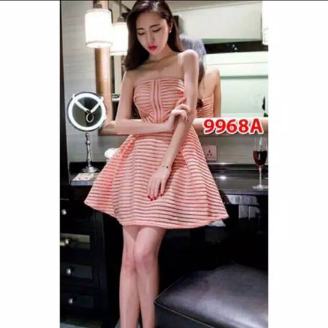 Mini Dress Kemben Dress Party