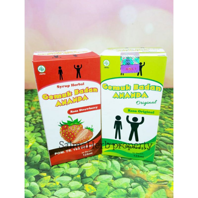 

SYRUP Gemuk Badan ANANDA usia 5 th ke atas 125ml