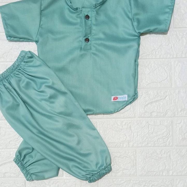 Diskon❁ AKMHM Baju Koko Turki Bayi Baru Lahir Untuk Aqiqah Umur 0 6 12Bulan Setelan Muslim Anak Cowo