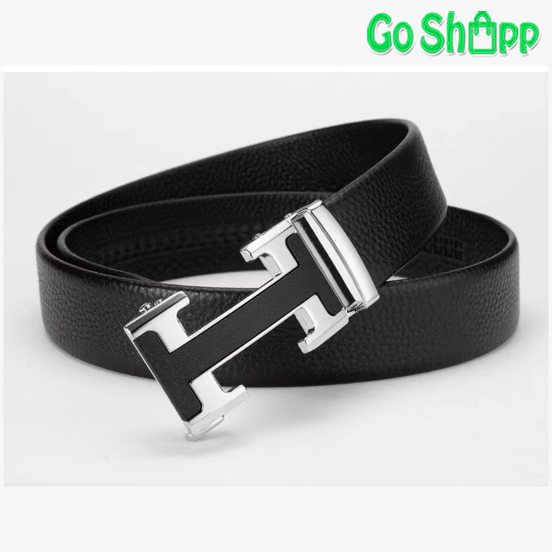 Gesper Pria Kulit PU Import - Ikat Pinggang Pria Model Rel Import - Sabuk Gesper Cowok Kulit Terbaru - Tali Pinggang Cowok Import Model Terbaru - Gesper Cowok Men Belt Import [IP03]