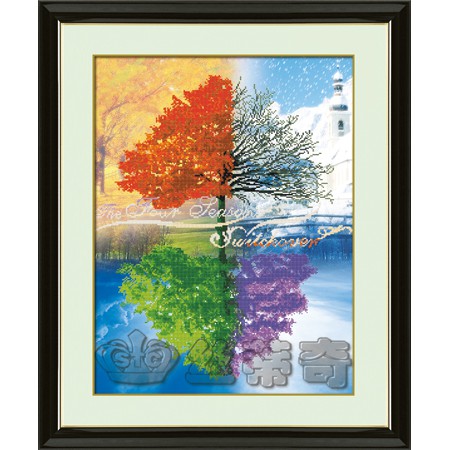 Paket Diamond Painting DOME 170024 Four Seasons Tree Empat Musim