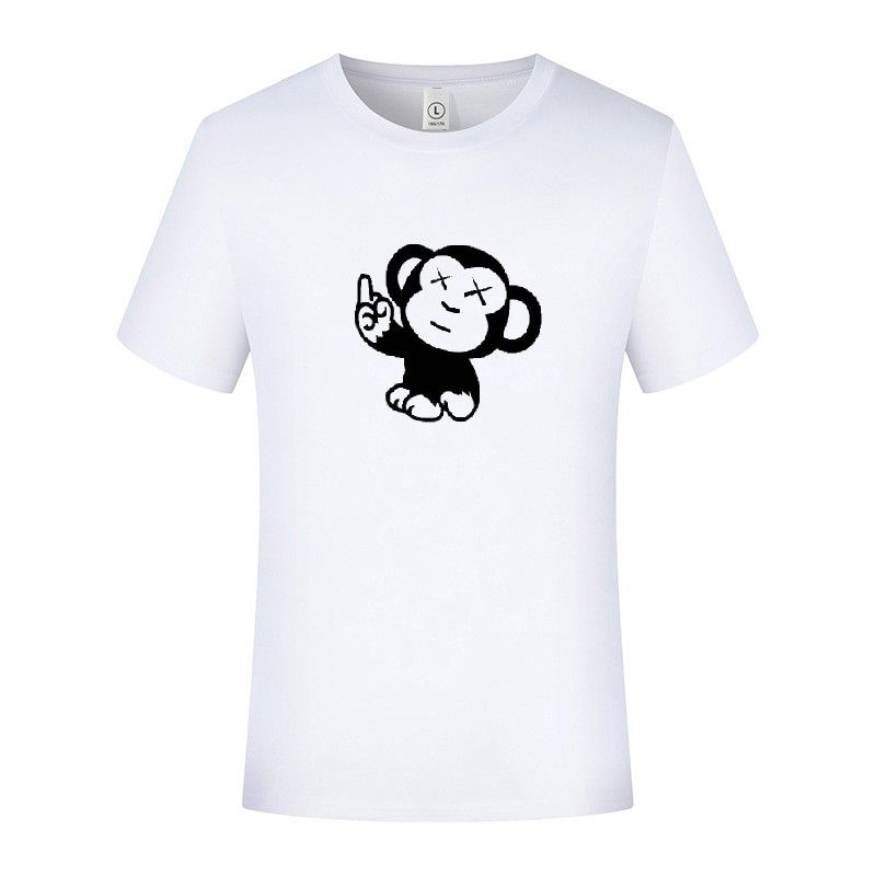 Hokyshop92 Kaos Pria Motif Monkey Lengan Pendek Fashion Lelaki Baju Cowok Distro Tshirt Katun Combed Cod