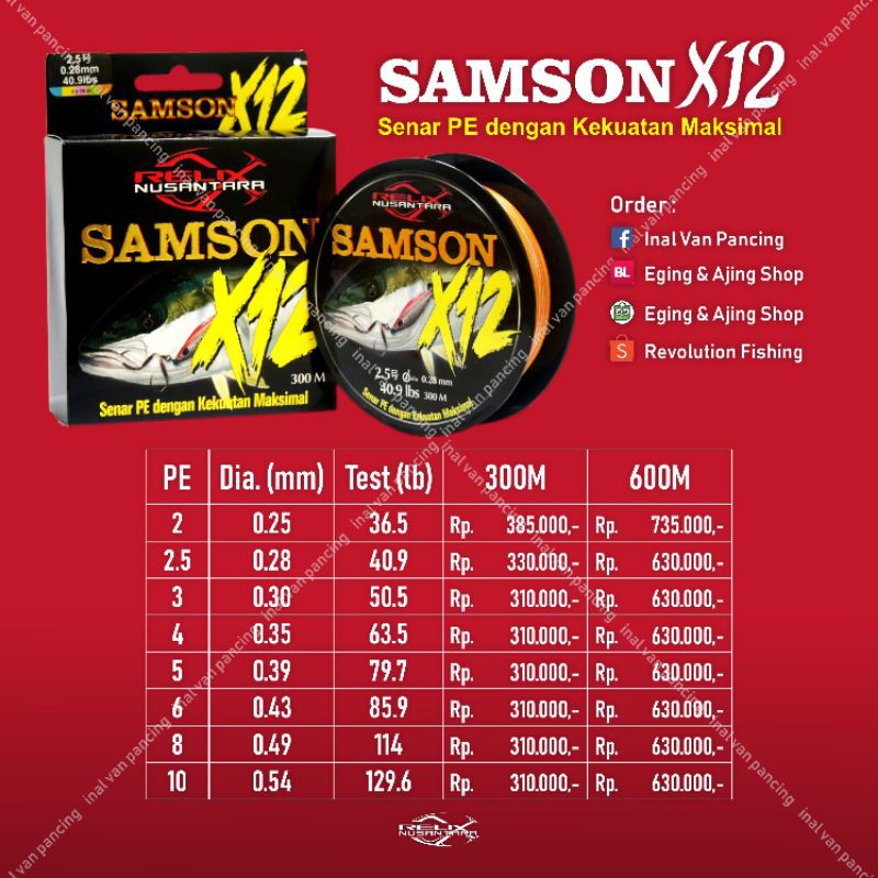 PE SAMSON X12 RELIX NUSANTARA