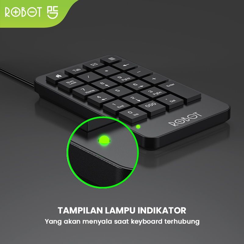 Robot RK01 Wired Numeric Keyboard Keypad