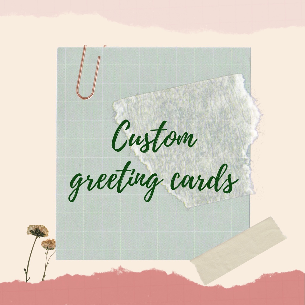 

Custom Greeting Card / Tambahan Kartu Ucapan