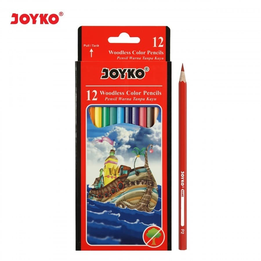 

Joyko Color pencil 12 Color CP-103 / Pensil Warna Joyko CP-103