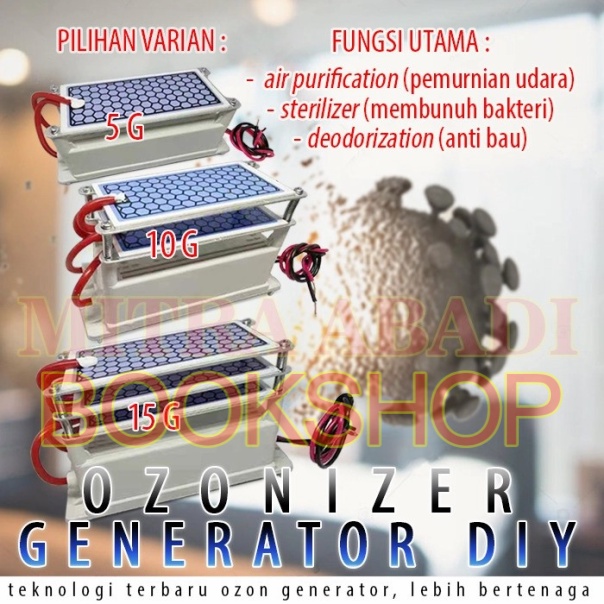 Mesin Ozonizer Generator / Air Purifier Sterilizer DIY