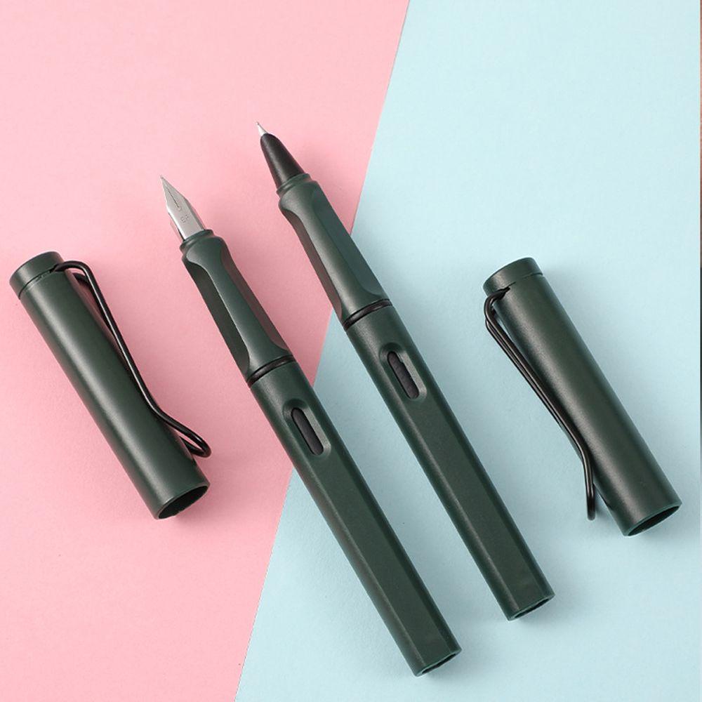 Lanfy Pena Fountain Tinta Hitam EF F Nib Untuk Menulis Kaligrafi