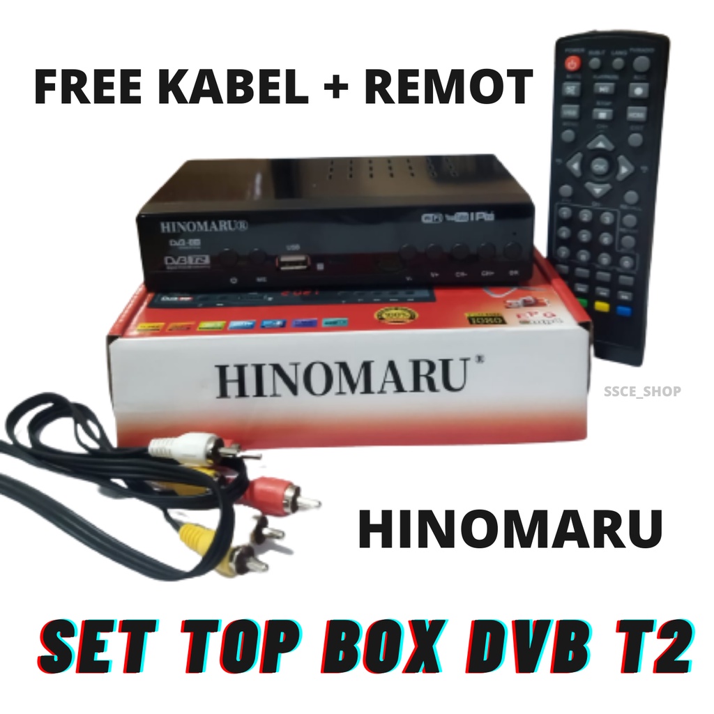 Set Top Box DVB T2 HINOMARU STB Digital Receiver UHD 4K