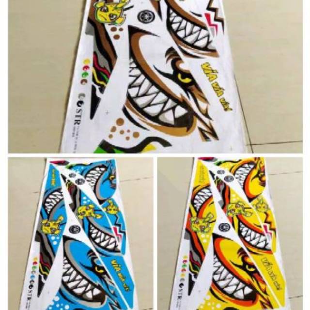 striping yamaha jupiter mx new 135 2010-2014 SHARK HIU THAILAND KUALITAS TERBAIK TER MURAH