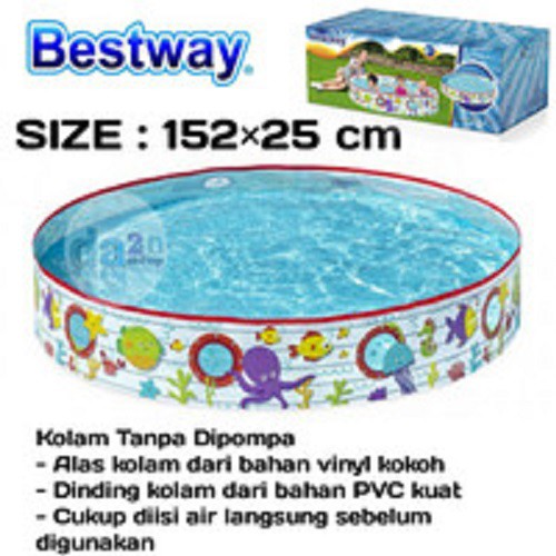 Kolam Renang Bestway Variasi Laut Tanpa Pompa Kolam Renang Balon Tempat Mandi Anak Mainan Anak