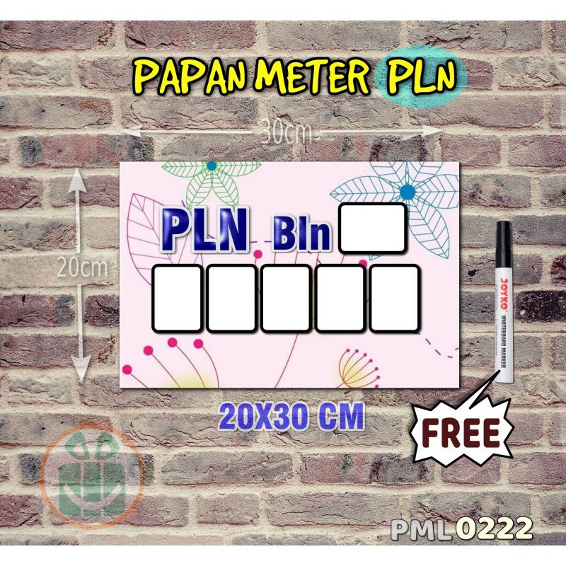 

SBC Papan Meter Listrik PLN PAM motif Unik - Shabby 22