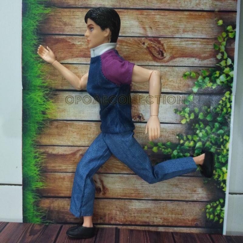 boneka ken pivotal barbie cowok boneka laki-laki set lengkap baju, celana dan sepatu