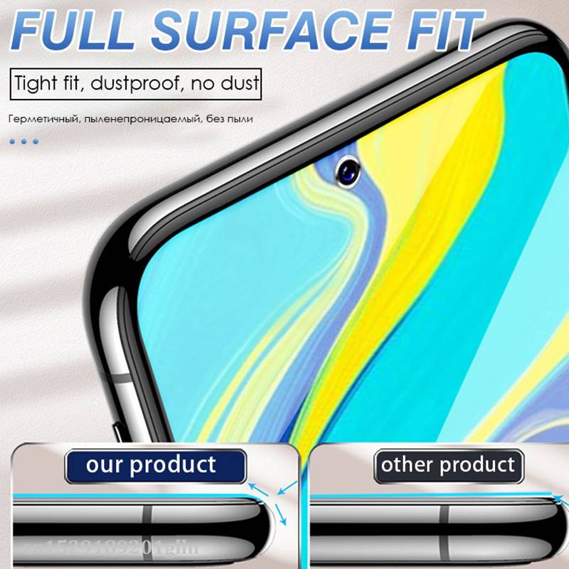 Full Hydrogel Film For Vivo Y93 Y91 Y85 Y83 Y71 Y67 Y66 Y55 X7 X20 X30 X50 X60 Pro 2021 Screen Protector Film for S1 Pro Nex IQOO 7 Nex 3 Y50 Y30 (Not Glass)