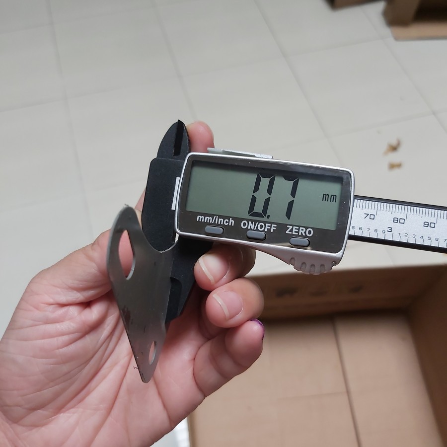 Plat Siku Segitiga Lubang L Besi Penyangga Rak Siku 3 inch 7,5cm 7.5 cm 7,5 3&quot; 3inch